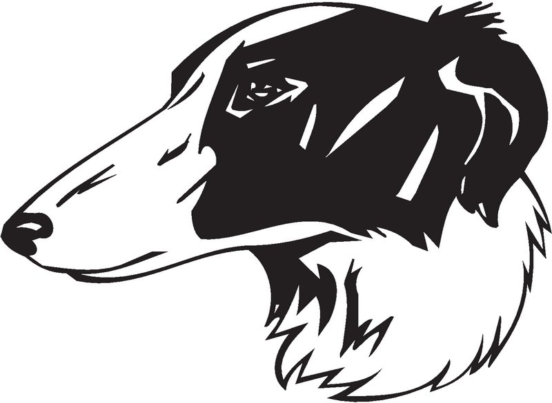 Silken Windhound Dog Sticker