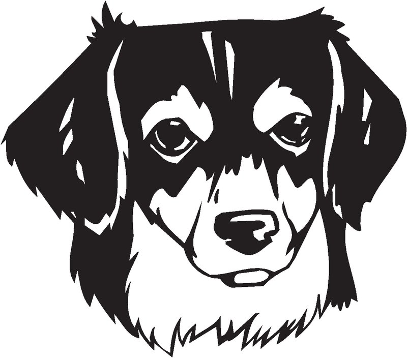 Small Greek Domestic Dog Sticker