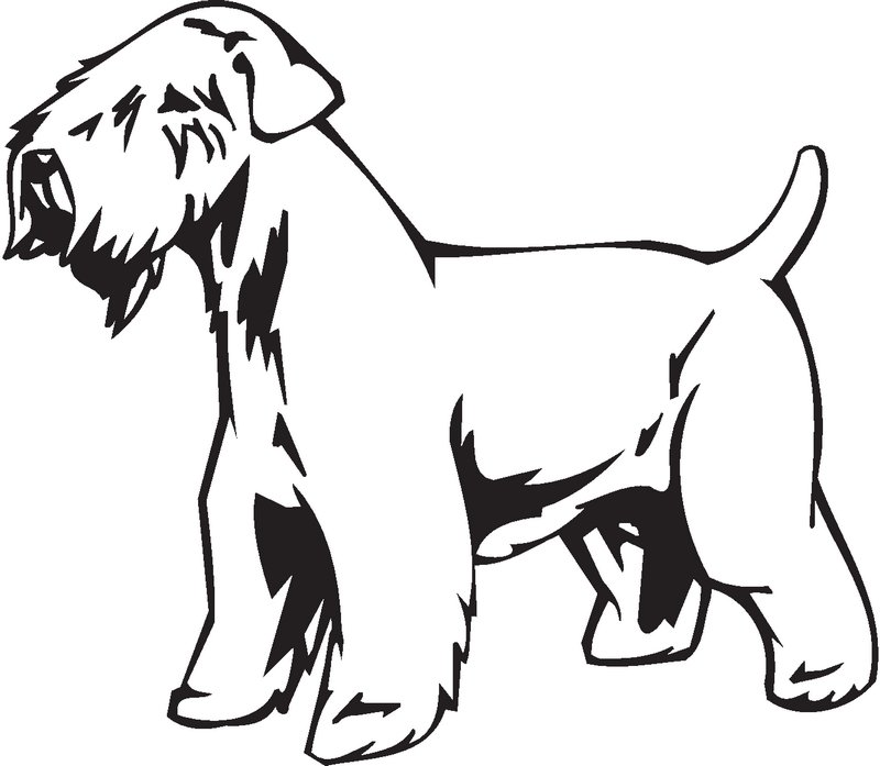 Soft-Coated Wheaten Terreir Dog Sticker