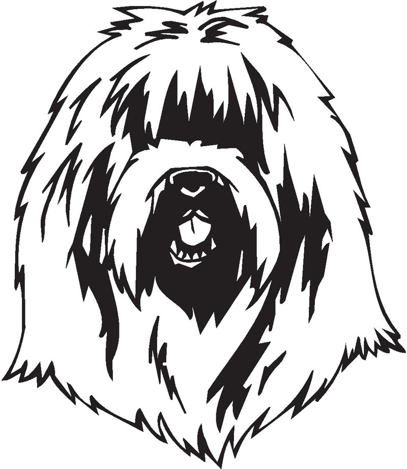 South Russian Ovcharka Dog Sticker