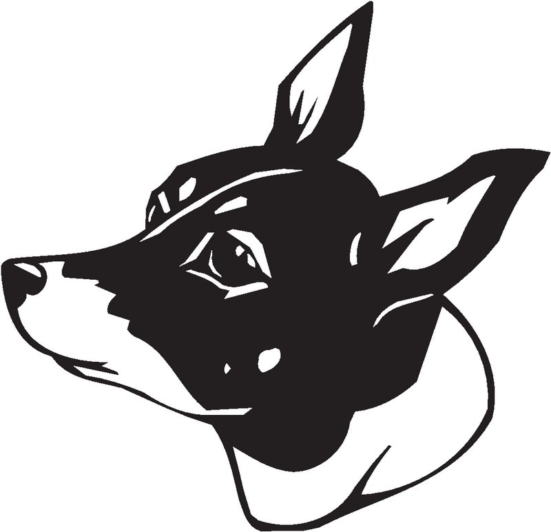 Teddy Rosevelt Terrier Dog Sticker