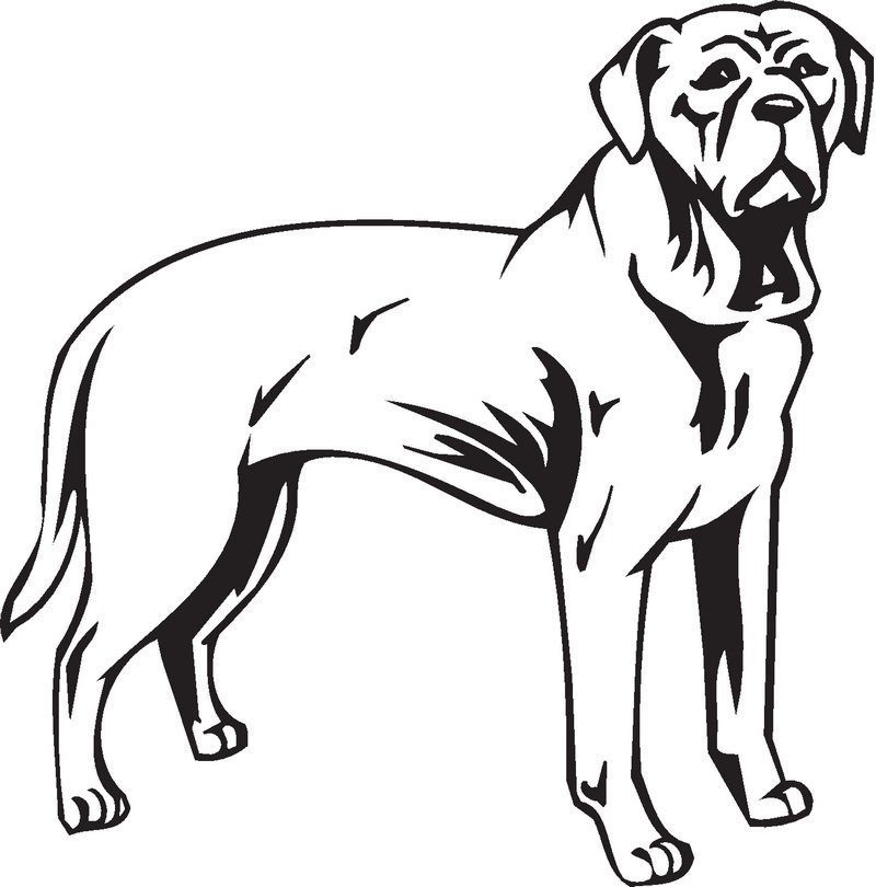 Tosa Dog Sticker