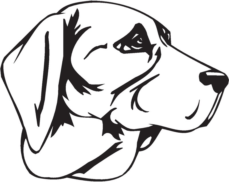 Tyrolean Hound Dog Sticker
