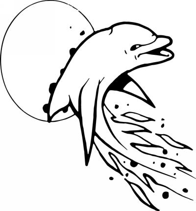 Dolphin Sticker 294