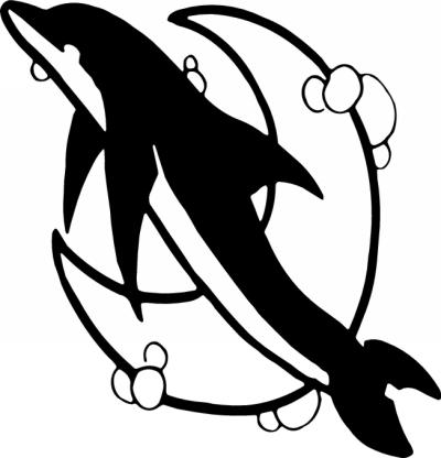 Dolphin Sticker 358