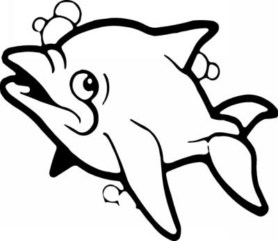 Dolphin Sticker 432