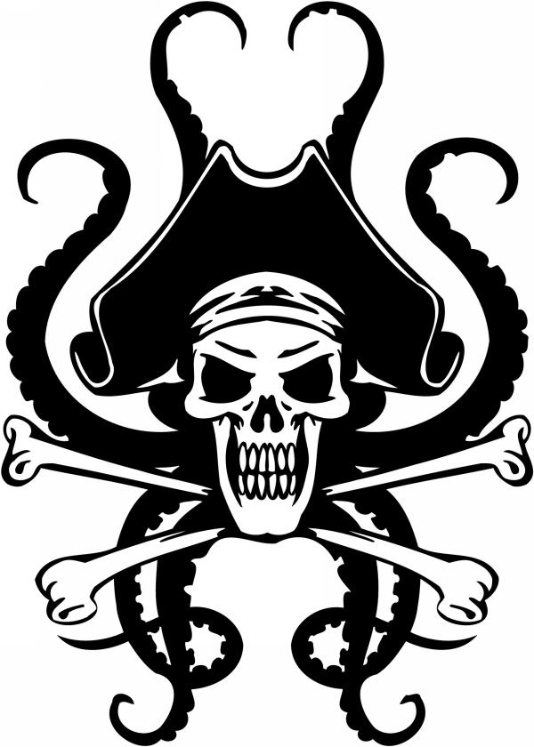 Pirate Sticker 26