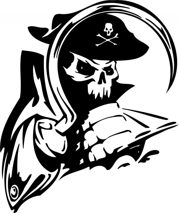 Pirate Sticker 45
