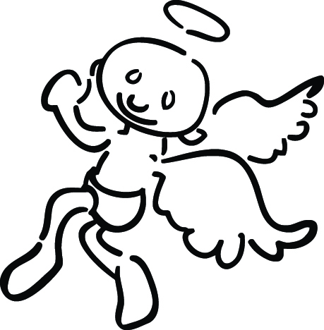 Angel Sticker 1122