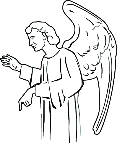 Angel Sticker 1091