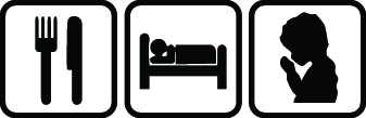 Eat Sleep Pray Sticker 3274