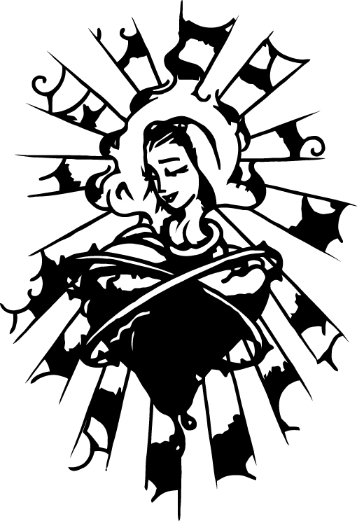 Holy Woman Sticker 4115
