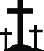 Triple Cross Sticker 4033