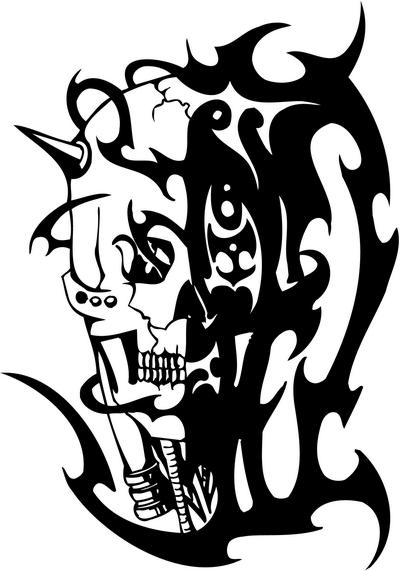 Skull Sticker 14
