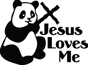 Jesus Loves Me Sticker 3254