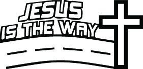 Jesus is the Way Sticker 3265