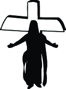 Savior Cross Sticker 4036