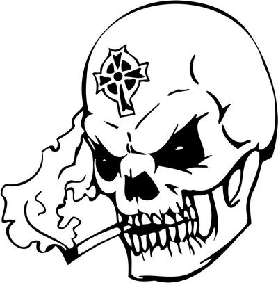 Skull Sticker 58