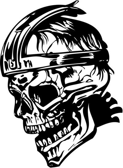 Skull Sticker 162