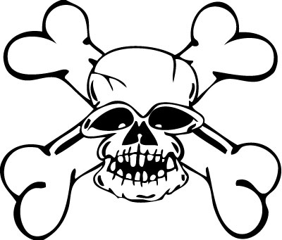 Skull 15 Sticker