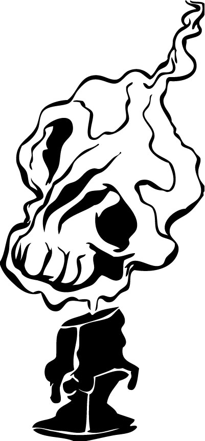 Skull 4 Sticker