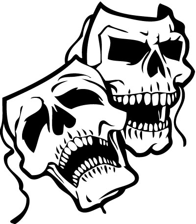 Skull 6 Sticker
