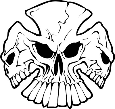Skull 61 Sticker