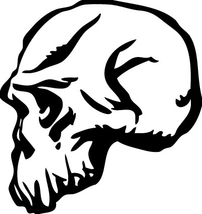 Skull 66 Sticker
