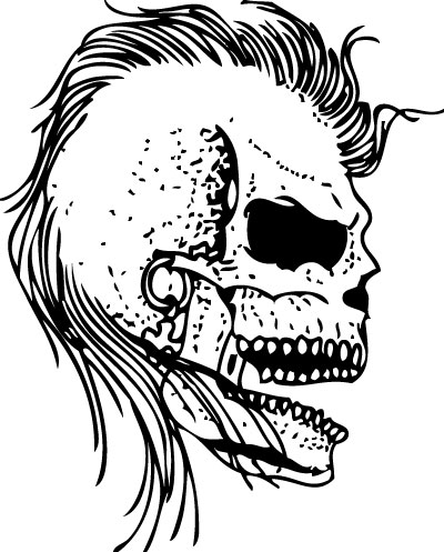 Skull 70 Sticker