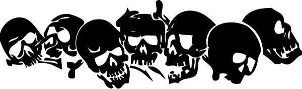 Skull 96 Sticker