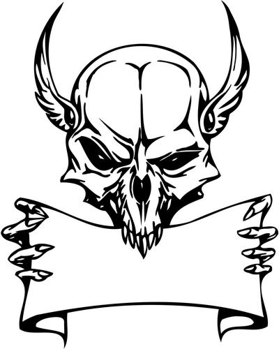 Skull Sticker 203