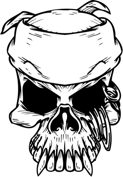 Skull Sticker 281