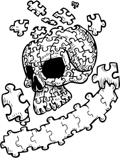 Skull Sticker 289