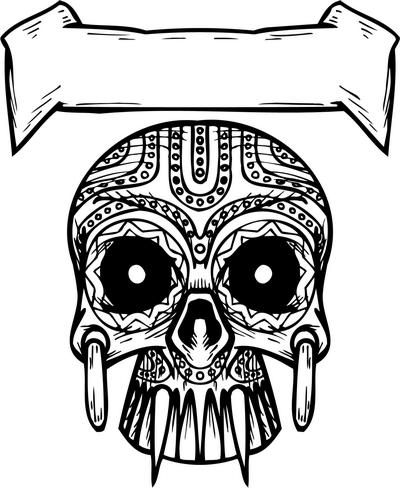 Skull Sticker 297