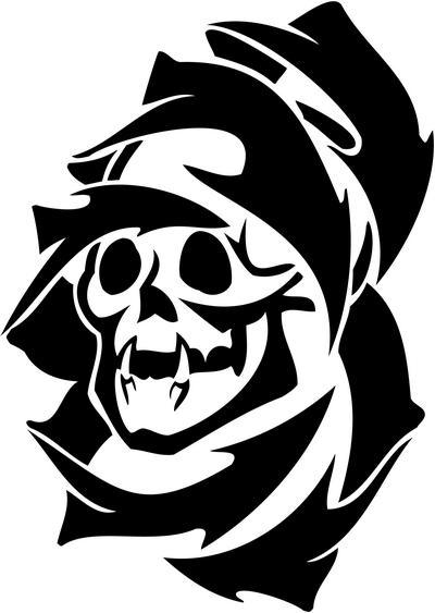 Skull Sticker 348
