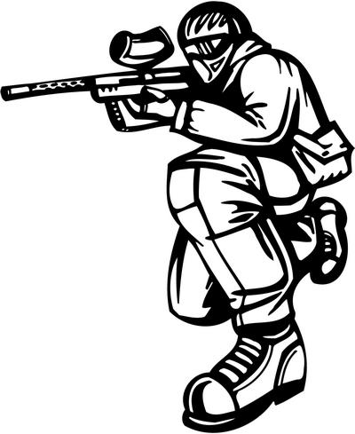 Extreme Paintball Sticker 2080