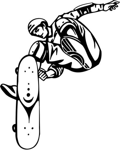 Extreme Skater Sticker 2125