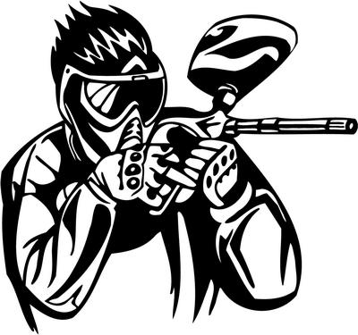 Extreme Paintball Sticker 2153