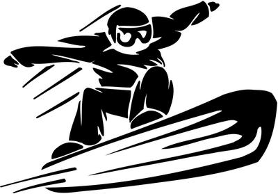Snowboarder Sticker 8