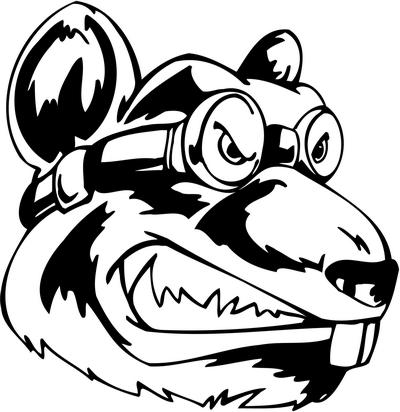 Mascot Head Sticker 219