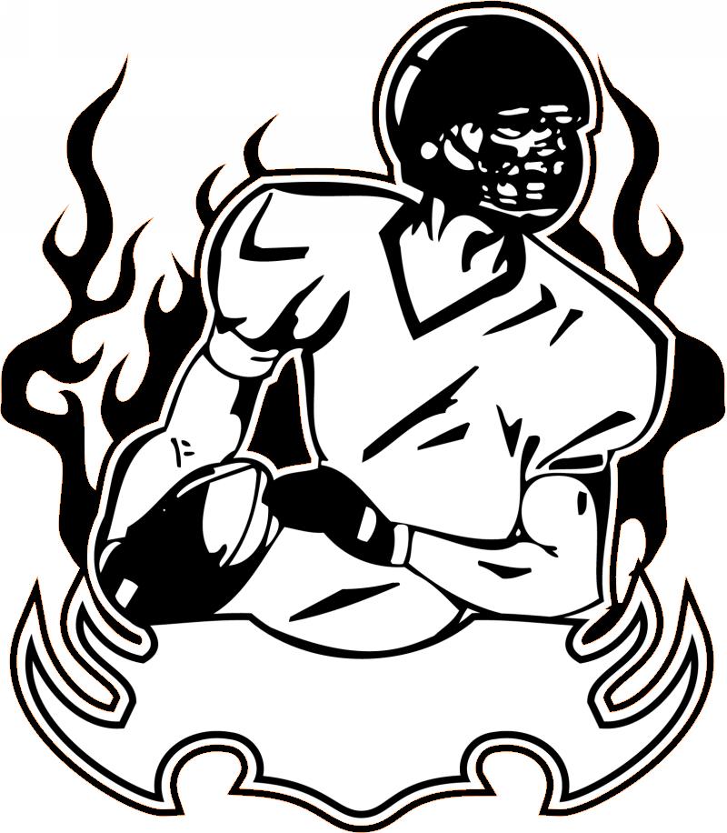 Sports Character with Banner Sticker 24