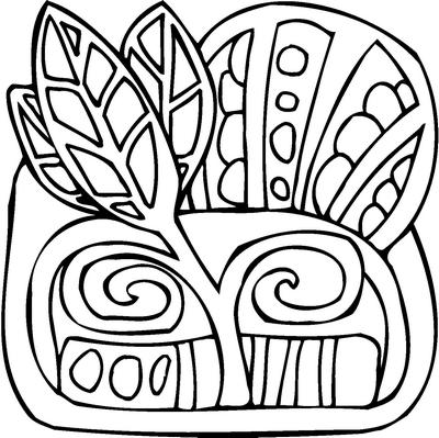 Mayan Sticker 1