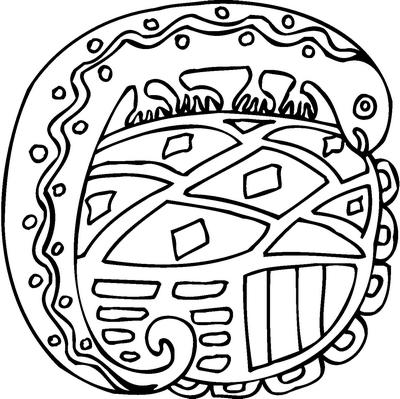 Mayan Sticker 6