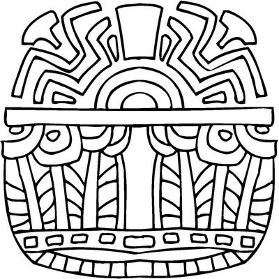 Mayan Sticker 26