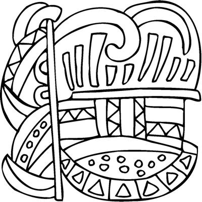 Mayan Sticker 34