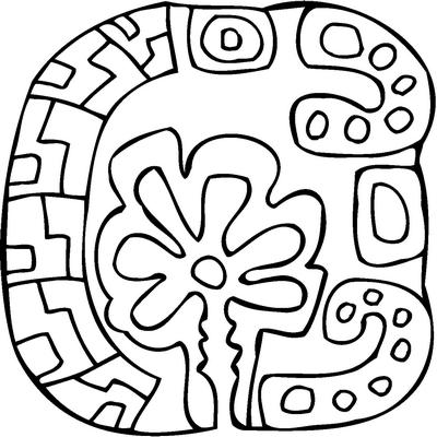 Mayan Sticker 46