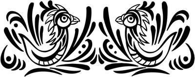 Tribal Bird Sticker 38