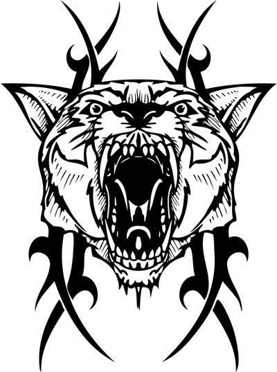 Tribal Predator Sticker 14
