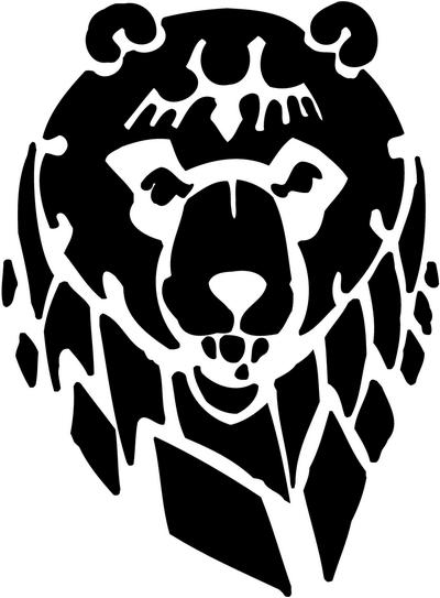 Tribal Predator Sticker 348