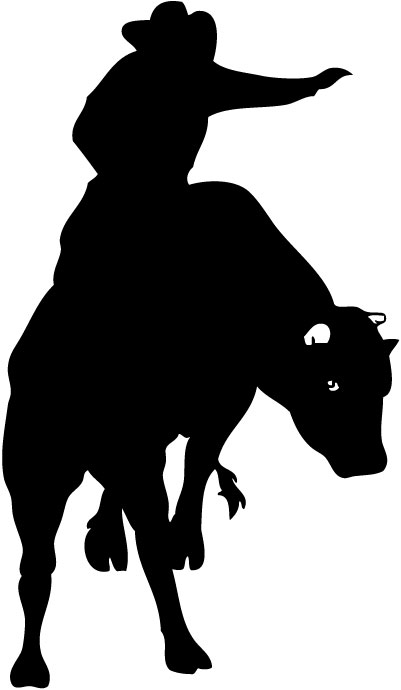 Bull Riding 7 Sticker